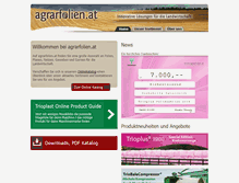 Tablet Screenshot of agrarfolien.at